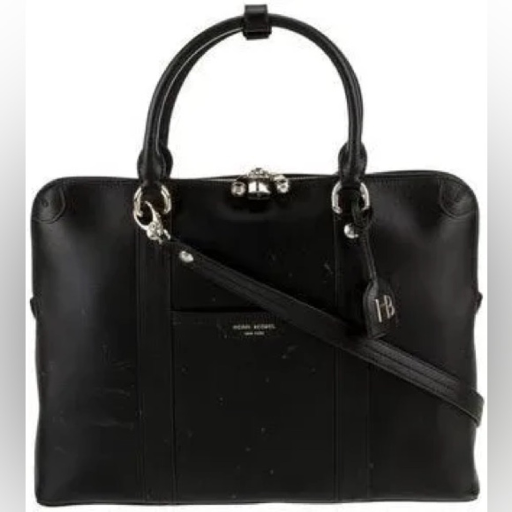 NEW Henri Bendel Noho Pebbled Briefcase - Picture 10 of 11